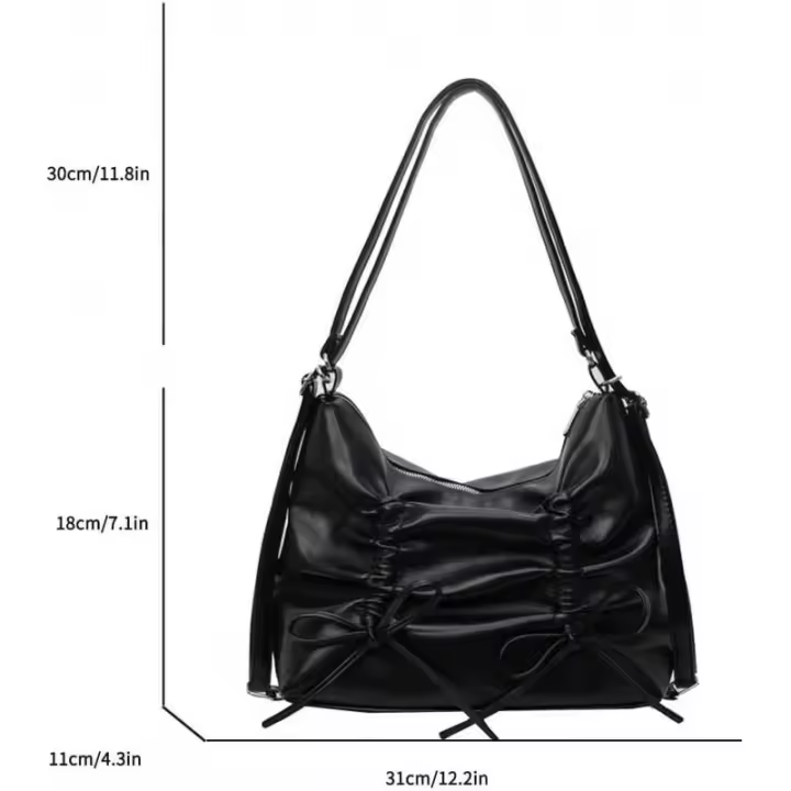 Bolso Cruzado de Moda Bolso de Hombro de Cuero PU para Mujeres Bolso de Mochila de Tren de Estética - 1