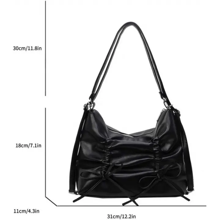 Bolso Cruzado de Moda Bolso de Hombro de Cuero PU para Mujeres Bolso de Mochila de Tren de Estética - 1