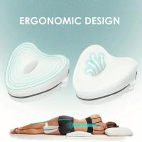 Almohada De Memoria Para Pierna Almohada De Soporte Para Dormir Ortopédica Alivio Del Dolor De Cintura Y Rodilla Cojín De Túbulo De Poliéster 100% Forma De Corazón - details 4