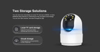 Cámaras de vigilancia interior doméstico HD inteligente Voz video de vigilancia wifi - details 9
