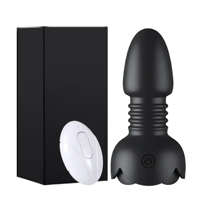 Telécontrol Remoto Inalámbrico Vibrador Analítico Telescópico con Estimulador de Prostatea - 1