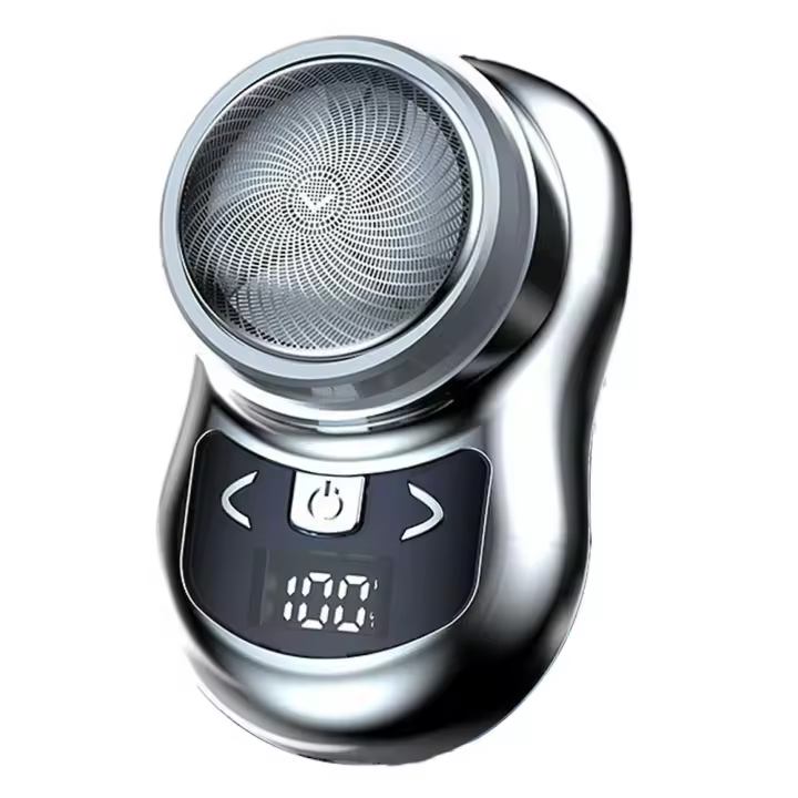 Afeitadora eléctrica de tamaño Mini para hombres, recortadora de barba portátil impermeable IPX7 para uso diario - 1