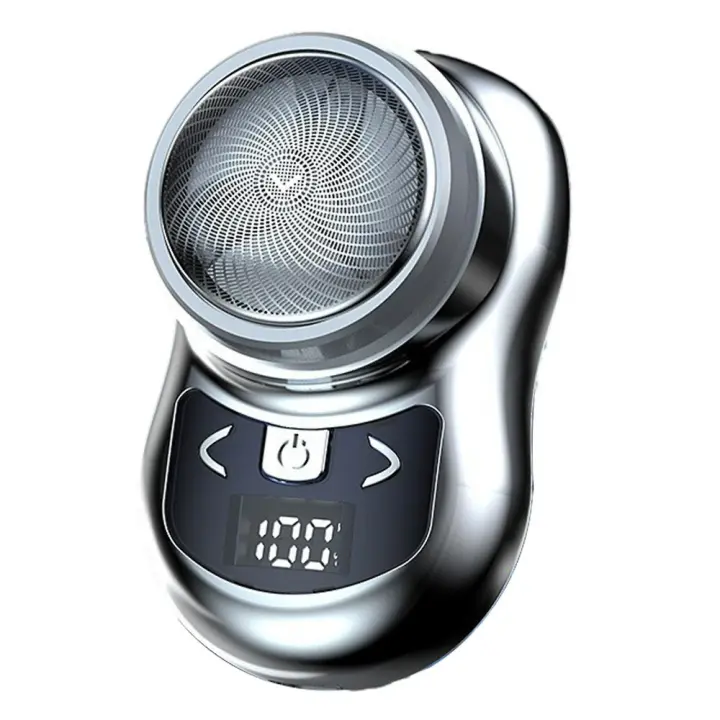 Afeitadora eléctrica de tamaño Mini para hombres, recortadora de barba portátil impermeable IPX7 para uso diario - 1