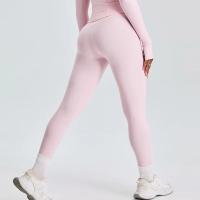 Pantalones de yoga para mujer, pantalones deportivos de cintura alta para levantar la cadera, mallas ajustadas para correr al aire libre - details 5
