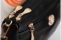 Bolsos Bandolera para Mujeres de Cuero PU Bolsas de Mensajero Femininas con Múltiples Bolsillos Bolsa de Hombro para Damas Forma Cuadrada - details 23