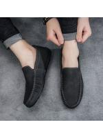 Zapatos de hombre, zapatos de soja 2025 verano nuevo bajo transpirable, tendencia de moda, un golpe de pie, zapatos casuales de hombre, zapatos perezosos. - details 3