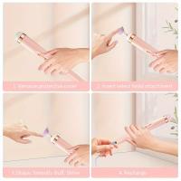Kit de taladro eléctrico HB para uñas, Conjunto de manicura y pedicura recargable por USB con motor de alta velocidad, 4 - details 5
