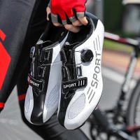 Nuevos zapatos de ciclismo desbloqueados, zapatillas de ciclismo de montaña con suela dura para bicicleta para hombres y mujeres - details 11