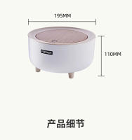 Cubo de Basura de Plástico para Hogar y Oficina Caja de Almacenamiento de Residuos de Mesa Compacta para Limpieza y Reciclaje - details 4