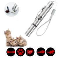 Suministros de proyección láser para gatos, multipatrón, carga USB, herramienta de entrenamiento para mascotas, juguete de luz interactiva, puntero láser, juguetes para gatos - details 0