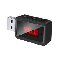 Transmisor FM con Bluetooth 5,3 para coche, dispositivo con micrófono, manos libres, receptor de Audio estéreo sin pérdidas, música, pantalla LED, adaptador inalámbrico USB - details 14
