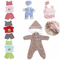 Falda de regalo para niños, suéter, ropa de muñeca, mono, vestido de muñeca de 30cm, pijamas lindos, ropa de muñeca de bebé, muñecas de 12 pulgadas - details 2
