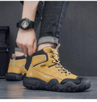 Zapatos de senderismo al aire libre para hombre, botas de montaña de invierno, zapatillas antideslizantes, zapatos de trabajo - details 15