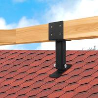 Kit de Soporte de Viga de Techo Kit de Soporte de Estabilidad para Pergola de Patio de Madera - details 3