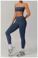 Pantalones de yoga ajustados de secado rápido, chorro de arena, estiramiento abdominal, levantamiento de cadera, pantalones deportivos de cintura alta, pantalones deportivos para correr - details 7