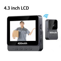 Cámara de Puerta Wistino con Video y Alarma de Movimiento Wifi IR Inalámbrica para Hogar Seguridad Inteligente Uso Interior Resolución HD No Impermeable - details 7