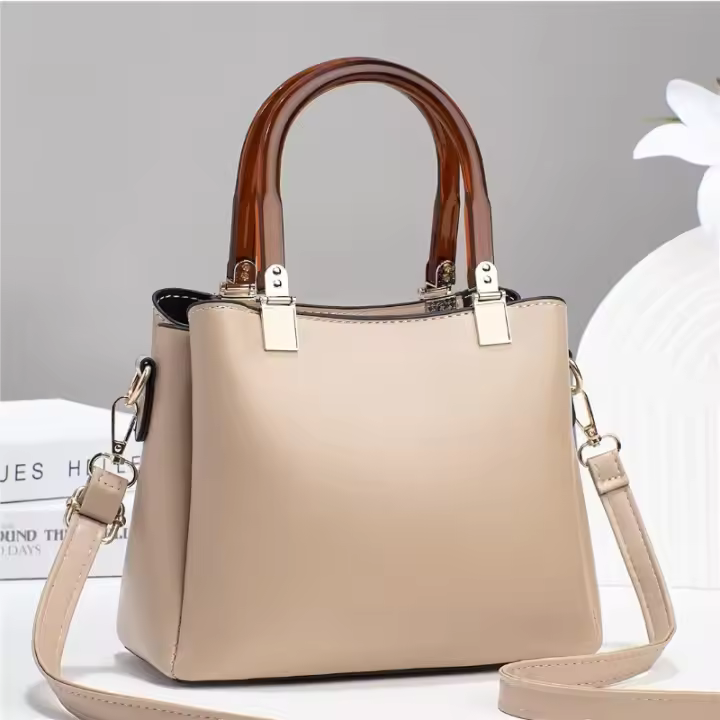 Nuevo bolso de mujer con correa de hombro única en contraste - 1