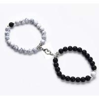 2 pulseras magnéticas de amistad de amor para parejas a juego, joyería de cumpleaños para mujeres y niñas - details 19