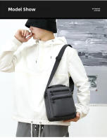 Bolso Cruzado de Oxford Casual Bolso de Negocios de Hombro Único de Poliéster Suave con Cierre de Cremallera Tendencia Callejera - details 12