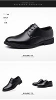 High Quality Formal Leather Men Dress Shoes Breathable Mens Casual Shoes Italian Luxury Brand Lace-Up Non-slip Men Driving Shoes - details 2