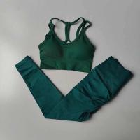 Conjunto de sujetador deportivo para mujer, malla profesional para levantamiento de cadera, FINESS, amortiguador, correr, Tre de yoga, ropa de entrenamiento, 2 - details 15