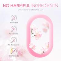 3 unids/set Japón Sakura cuidado de la piel conjunto coreano cara suero crema de esencia hidratante reparación crema de ojos cosméticos cuidado de la piel conjunto - details 11