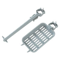Soporte de rejilla para fregadero, organizador resistente y duradero para fregaderos, esponja de jabón, 2 unidades - details 3