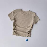 Camiseta de Yoga sin Costuras Camiseta Deportiva de Manga Corta para Mujer - details 5