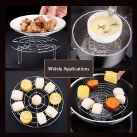 Estante para vaporizador de acero inoxidable, accesorio de alta resistencia, redondo, duradero, olla, olla a presión, Trivet, utensilios de cocina - details 2