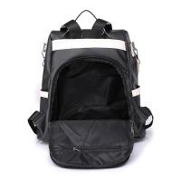 Mochila de Espalda de Cuero Suave con Cremallera Diseño de Parche Liner de Correa Arcuata - details 17
