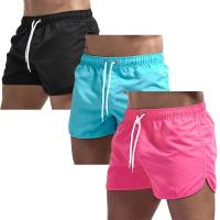 Pantalones cortos de playa para hombre, bañadores de playa de color sólido para verano, pantalones informales para correr, pantalones cortos ligeros de secado rápido para natación y surf, 3 uds. - details 5