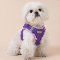 Suministros para mascotas, correa reflectante para perro, chaleco ajustable antiescape para perro, arnés transpirable sin tirones para perros pequeños y medianos - details 9