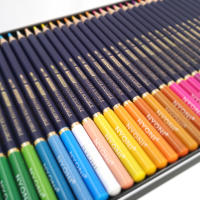 Lápices de acuarela profesionales de clase premium con núcleo suave 36/72 para arte de uñas y suministros de arte solubles en agua - details 8