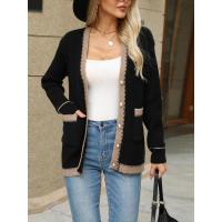 Pantalones elegantes con cuello en V Tendencia de primavera y otoño Suéter de punto atractivo - details 6