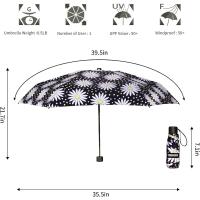 Paraguas Compacto y Ligero Diseño Mini para Viajes Parasol Portátil para Lluvia y Sol - details 32