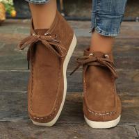 zapatos planos casuales con cordones para mujer - details 2
