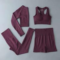 Conjunto de Yoga sin Costuras de FIESS Ropa De Gimnasio para Mujeres Shorts, Sujetador, Leggings - details 56