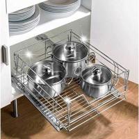 Cestas organizadoras extraíbles para muebles de cocina, metal - details 0