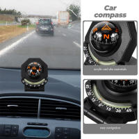 Bola guía 2 en 1 brújula Universal para coche navegación barco marino camión guía indicador de pendiente accesorios interiores al aire libre - details 0