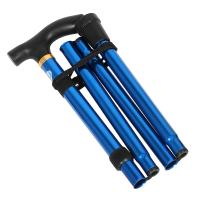 Bastón ligero plegable, bastón de Trekking portátil con punta de goma, altura ajustable, acampada al aire libre, senderismo, Acce - details 5