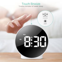 Reloj de Mesa LED ORIA Reloj de Alarma con Snooze Luz Nocturna Decoración de Hogar Regalos - details 3