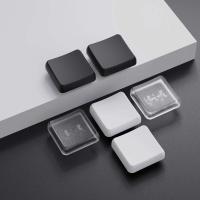50PCS CHOSFOX Low Profile PBT Keycaps For Kailh Chocolate Switch nical Keyboard Ultra Thin Black White Transparent - details 0