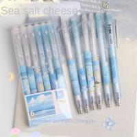 Bolígrafos de Gel borrables de tulipán, bolígrafo neutro para escritura de paisaje, bolígrafos de Gel de estilo coreano Kawaii con borradores, suministros escolares - details 5