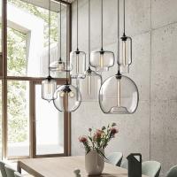 Luz colgante para mostrador de Bar, candelabro moderno para comedor, cocina, cafetería, con bombilla - details 0