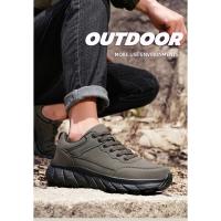 Zapatillas de deporte de otoño e invierno para hombre, zapatos informales con plataforma ligera, zapatos deportivos impermeables de talla grande 38-48, calzado para hombre - details 21