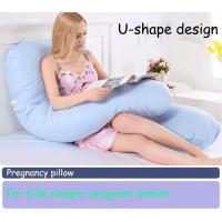 Almohada de Embarazo en Forma de Labio Soporte de Dormir de Algodón para Desayunadores Laterales - details 1
