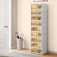 Caja de Zapatos Plegable Duradera 20 Piezas Organizables con Puertas Ajuste Aproximado hasta Tamaño 43 Muebles de Sala - details 11