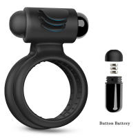 Anillo vibrador para parejas, Juguetes sexuales para hombres, anillo retardante de eyaculación, masturbadores Sexy, Gay, 18 - details 4
