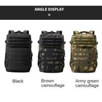 Mochila impermeable de nailon para exteriores, morral táctico de 35L, 1000D, para deportes, Camping, senderismo, caza - details 1