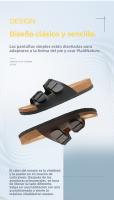 Zapatillas de corcho para hombre, pareja de sandalias para mujer, zapatos de playa explosivos, zapatos de marea para estudiantes - details 2